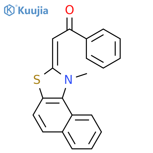 2-(1-Methylnaphtho[1,2-d]thiazol-2(1H)-ylidene)-1-phenylethanone structure