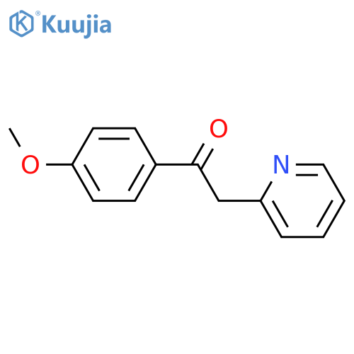 1-(4-Methoxyphenyl)-2-(pyridin-2-yl)ethan-1-one structure