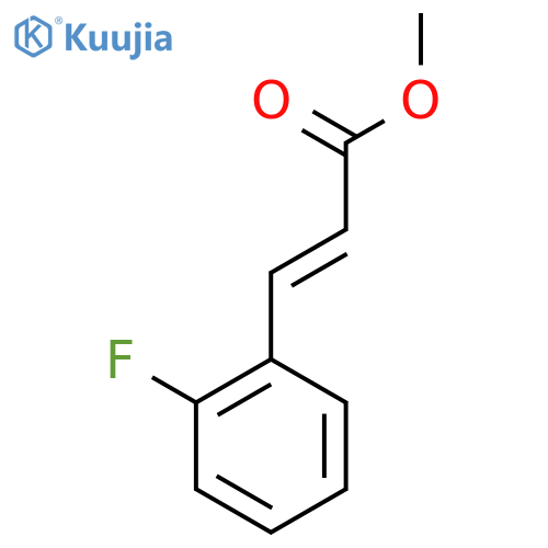 methyl (2E)-3-(2-fluorophenyl)prop-2-enoate structure