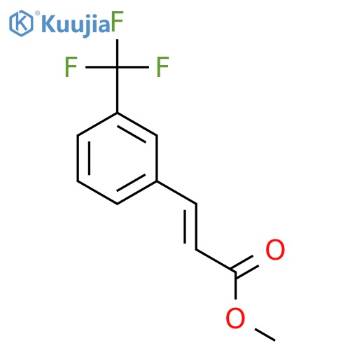 methyl (2E)-3-3-(trifluoromethyl)phenylprop-2-enoate structure