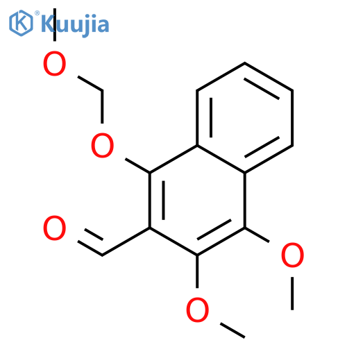 2-Naphthalenecarboxaldehyde, 3,4-dimethoxy-1-(methoxymethoxy)- structure