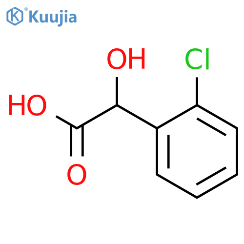2-(2-chlorophenyl)-2-hydroxyacetic acid structure