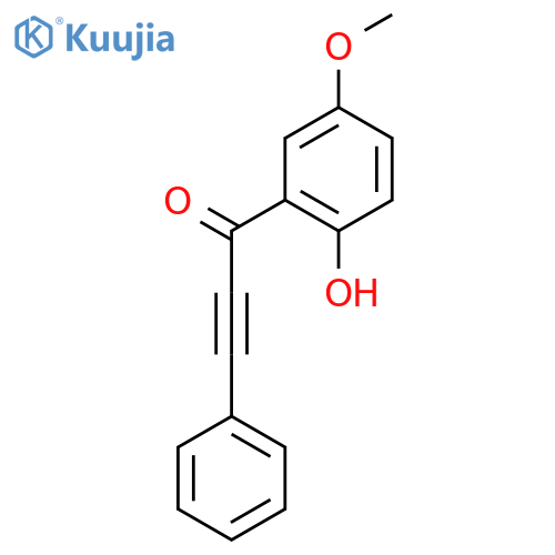 1-(2-hydroxy-5-methoxyphenyl)-3-phenylprop-2-yn-1-one structure