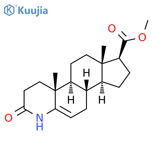 5,6-Dehydro-1,2-dihydro Finasteride Des-N-t-butylformamide Carboxylic Acid Methyl Ester structure