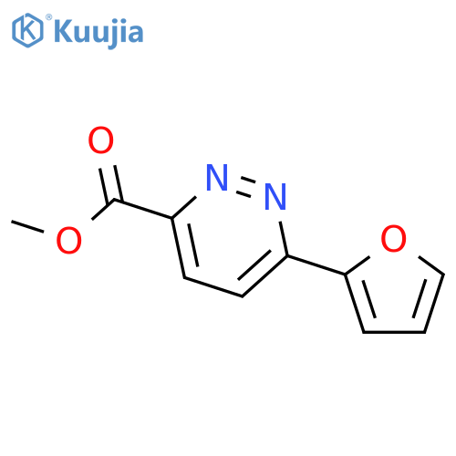 6-(2-furanyl)-3-Pyridazinecarboxylic acid methyl ester structure