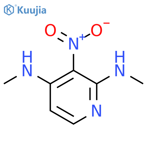 N2,N4-Dimethyl-3-nitropyridine-2,4-diamine structure