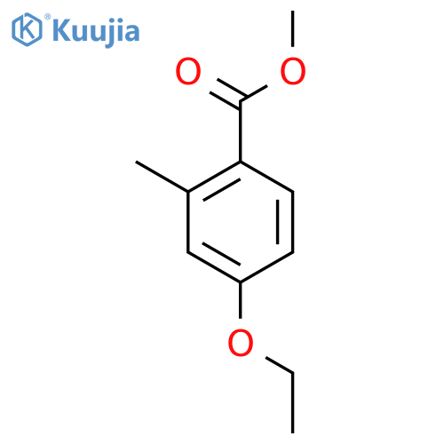 4-Ethoxy-2-methyl-benzoic acid methyl ester structure