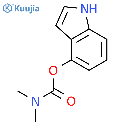 1h-indol-4-yl N,n-dimethylcarbamate structure