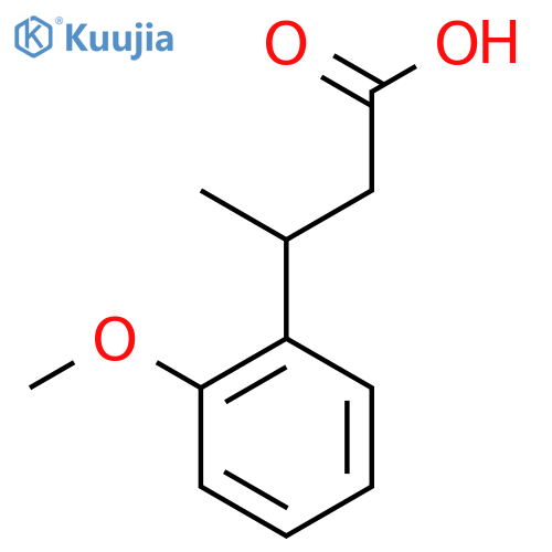 3-(2-Methoxyphenyl)butanoic acid structure