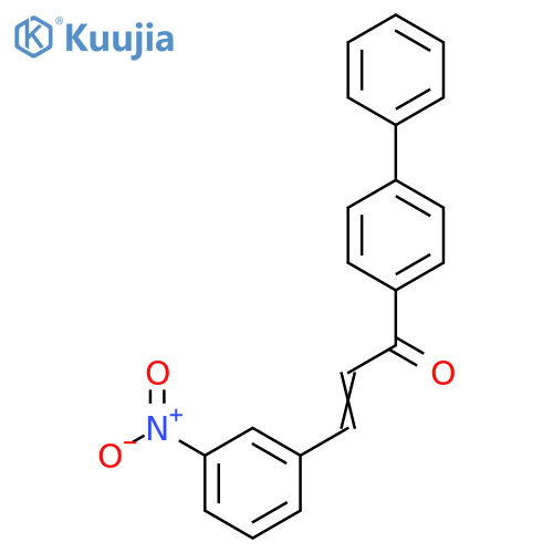 3-(3-Nitrophenyl)-1-(4-phenylphenyl)prop-2-en-1-one structure