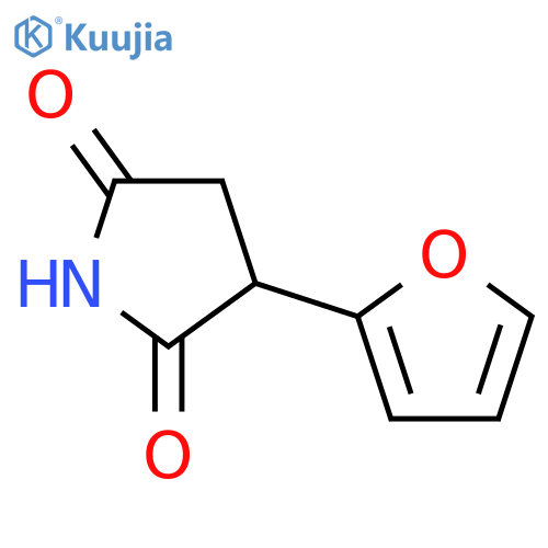 2,5-Pyrrolidinedione,3-(2-furanyl)- structure