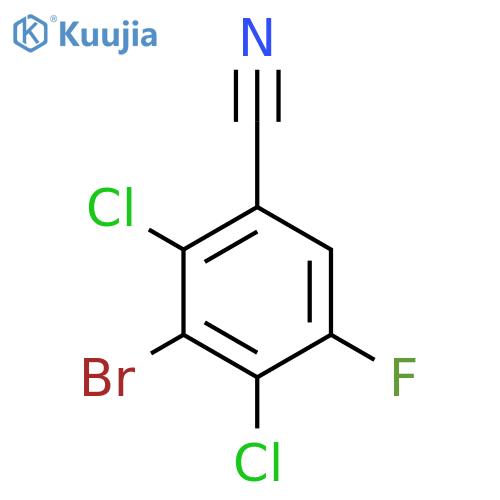 Benzonitrile, 3-bromo-2,4-dichloro-5-fluoro- structure
