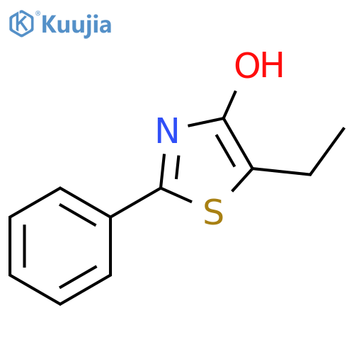 4-Thiazolol, 5-ethyl-2-phenyl- structure