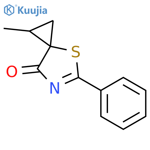 4-Thia-6-azaspiro[2.4]hept-5-en-7-one, 1-methyl-5-phenyl- structure