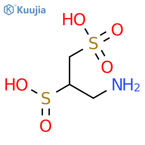 1-Propanesulfonic acid, 3-amino-2-sulfino- structure
