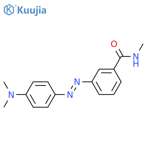 Benzamide, 3-[[4-(dimethylamino)phenyl]azo]-N-methyl- structure