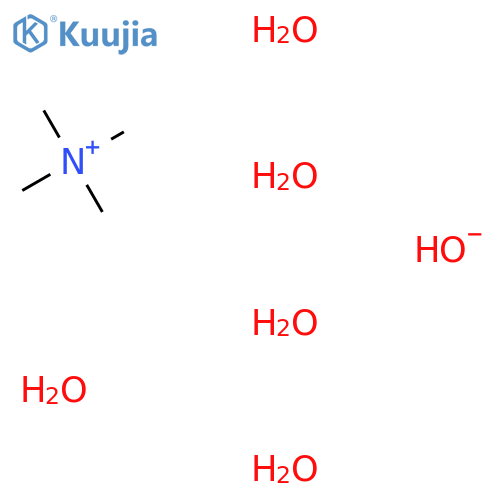 Tetramethylammonium hydroxide pentahydrate structure