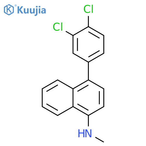 1-Naphthalenamine, 4-(3,4-dichlorophenyl)-N-methyl- structure