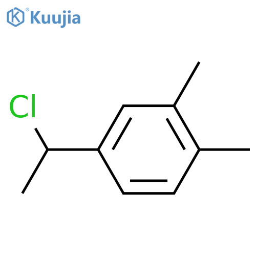 3,4-Dimethyl-1-(1-chloroethyl)benzene structure