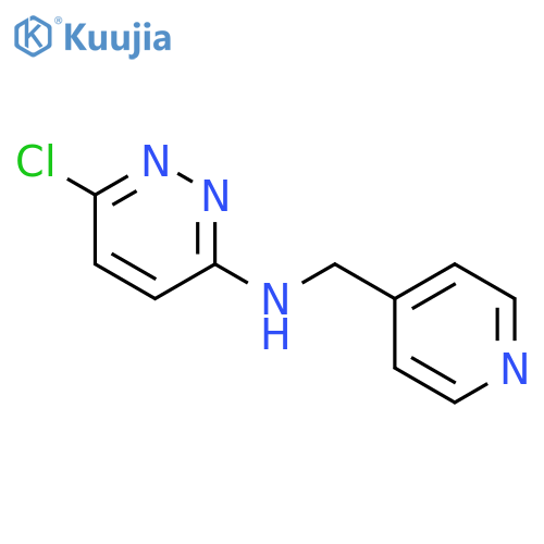 6-chloro-N-[(pyridin-4-yl)methyl]pyridazin-3-amine structure