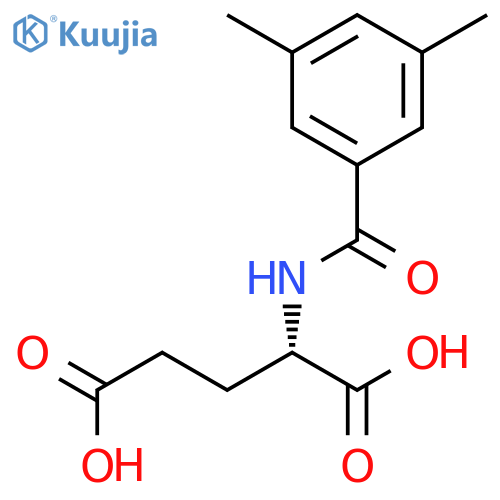 Glutamic acid, N-(3,5-dimethylbenzoyl)- structure
