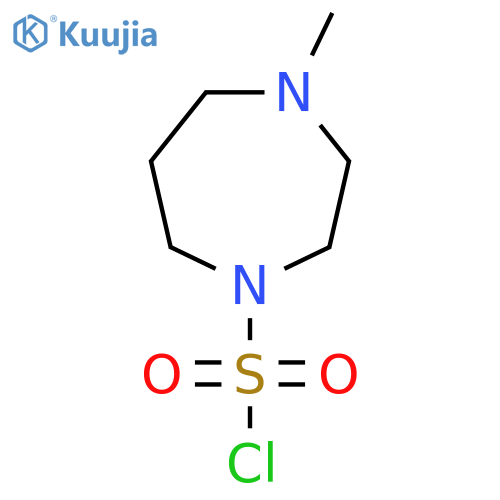 4-Methyl-1,4-diazepane-1-sulfonyl chloride structure