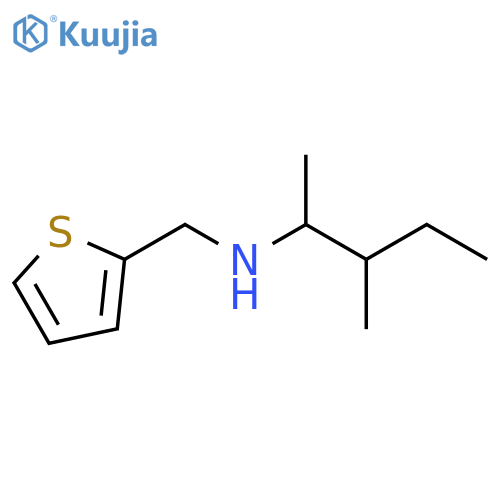 (3-methylpentan-2-yl)(thiophen-2-yl)methylamine structure