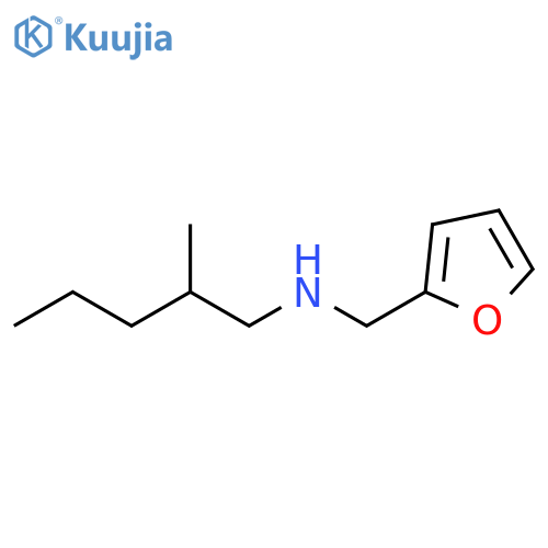 (furan-2-yl)methyl(2-methylpentyl)amine structure
