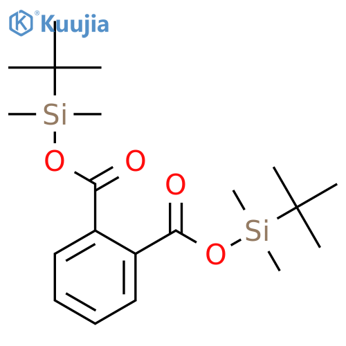 1,2-Benzenedicarboxylic acid, bis[(1,1-dimethylethyl)dimethylsilyl] ester structure