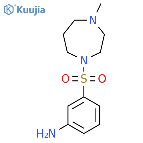 3-[(4-Methyl-1,4-diazepan-1-yl)sulfonyl]aniline structure