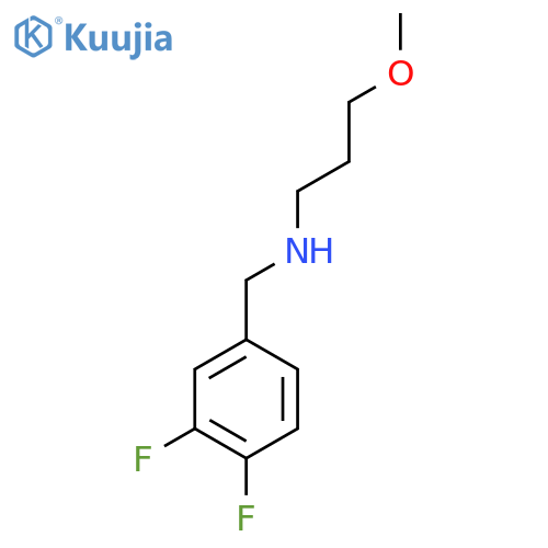 (3,4-Difluorophenyl)methyl(3-methoxypropyl)amine structure