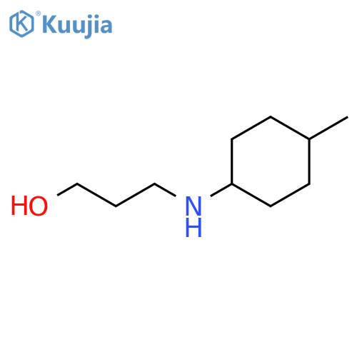 3-[(4-methylcyclohexyl)amino]propan-1-ol structure