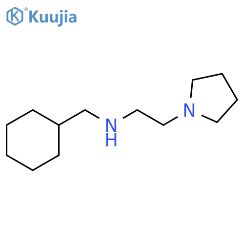 N-(cyclohexylmethyl)-2-(pyrrolidin-1-yl)ethan-1-amine structure