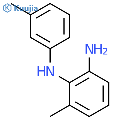 1,2-Benzenediamine, 3-methyl-N2-(3-methylphenyl)- structure