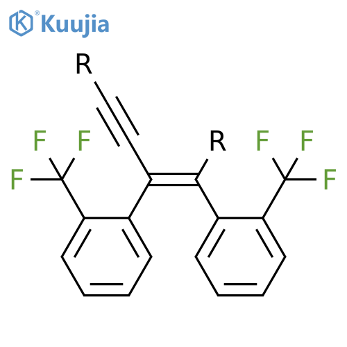 Poly[1,2-bis[2-(trifluoromethyl)phenyl]-1-buten-3-yne-1,4-diyl] structure