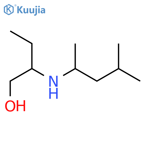 2-(4-methylpentan-2-yl)aminobutan-1-ol structure