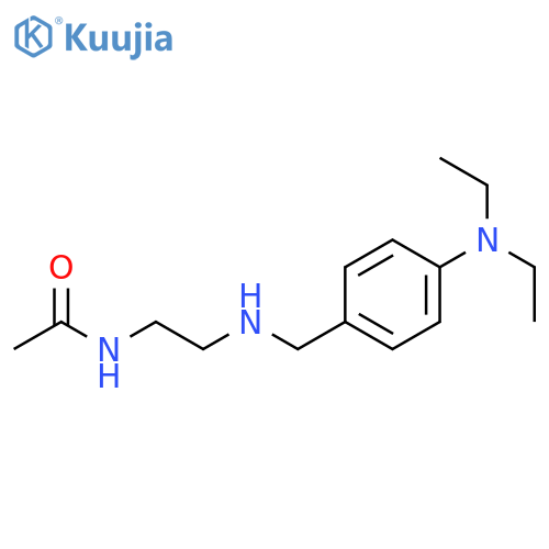 Acetamide, N-[2-[[[4-(diethylamino)phenyl]methyl]amino]ethyl]- structure