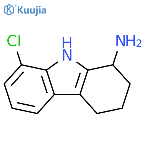 8-chloro-2,3,4,9-tetrahydro-1H-carbazol-1-amine structure
