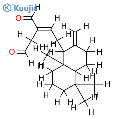 (+)-(E)-labda-8(17),12-diene-15,16-dial structure