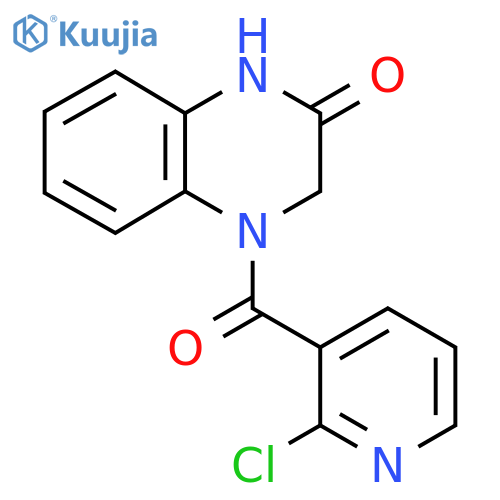 4-(2-Chloropyridine-3-carbonyl)-1,2,3,4-tetrahydroquinoxalin-2-one structure