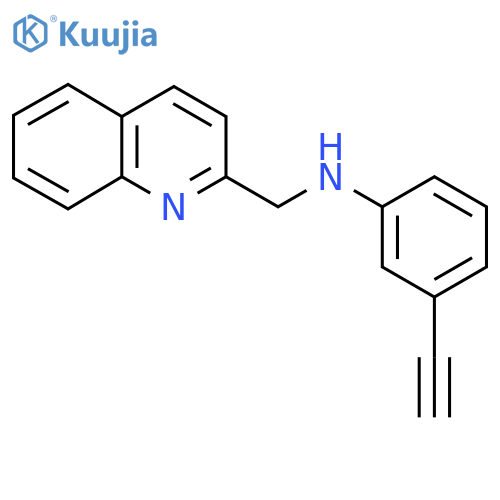 3-ethynyl-N-(quinolin-2-yl)methylaniline structure