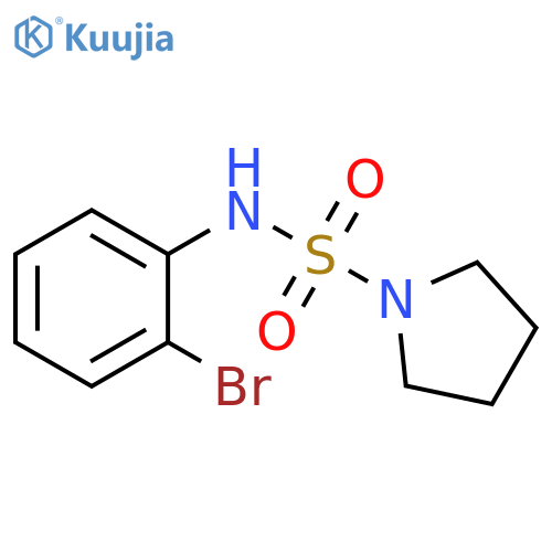 N-(2-Bromophenyl)pyrrolidine-1-sulfonamide structure