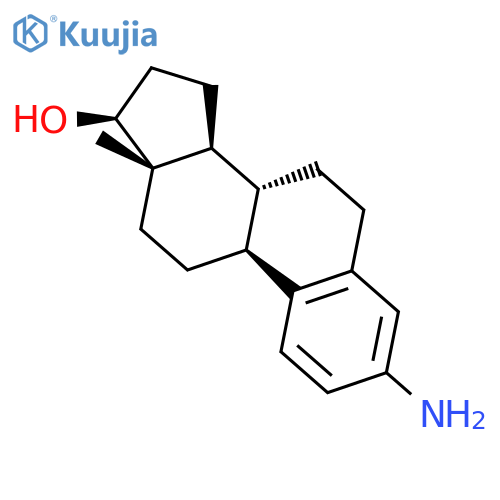 3-Amino-estra-1,3,5(10)-trien-17β-ol structure