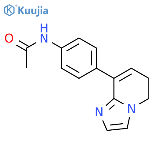 Acetamide, N-[4-(5,6-dihydroimidazo[1,2-a]pyridin-8-yl)phenyl]- structure