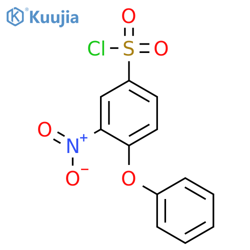 Benzenesulfonyl chloride, 3-nitro-4-phenoxy- structure