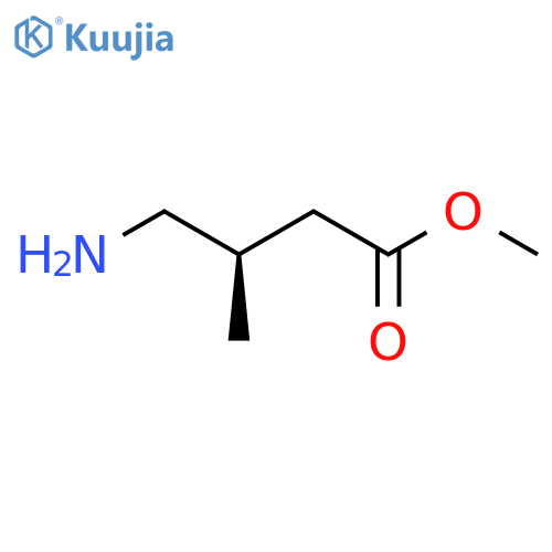 Methyl (3R)-4-amino-3-methylbutanoate structure