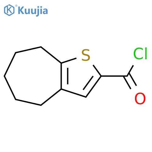 5,6,7,8-Tetrahydro-4H-cycloheptabthiophene-2-carbonyl Chloride structure