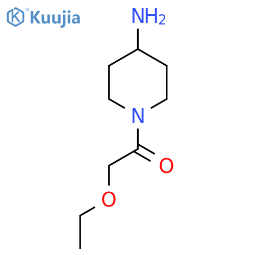 1-(4-Aminopiperidin-1-yl)-2-ethoxyethan-1-one structure