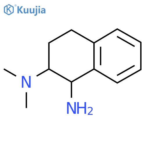 2-N,2-N-Dimethyl-1,2,3,4-tetrahydronaphthalene-1,2-diamine structure