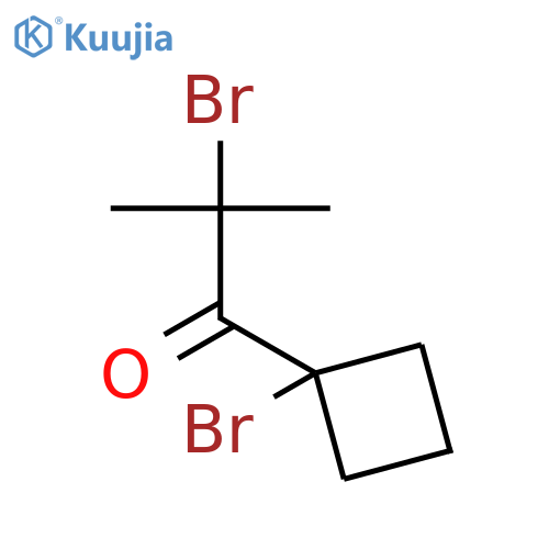 1-Propanone, 2-bromo-1-(1-bromocyclobutyl)-2-methyl- structure